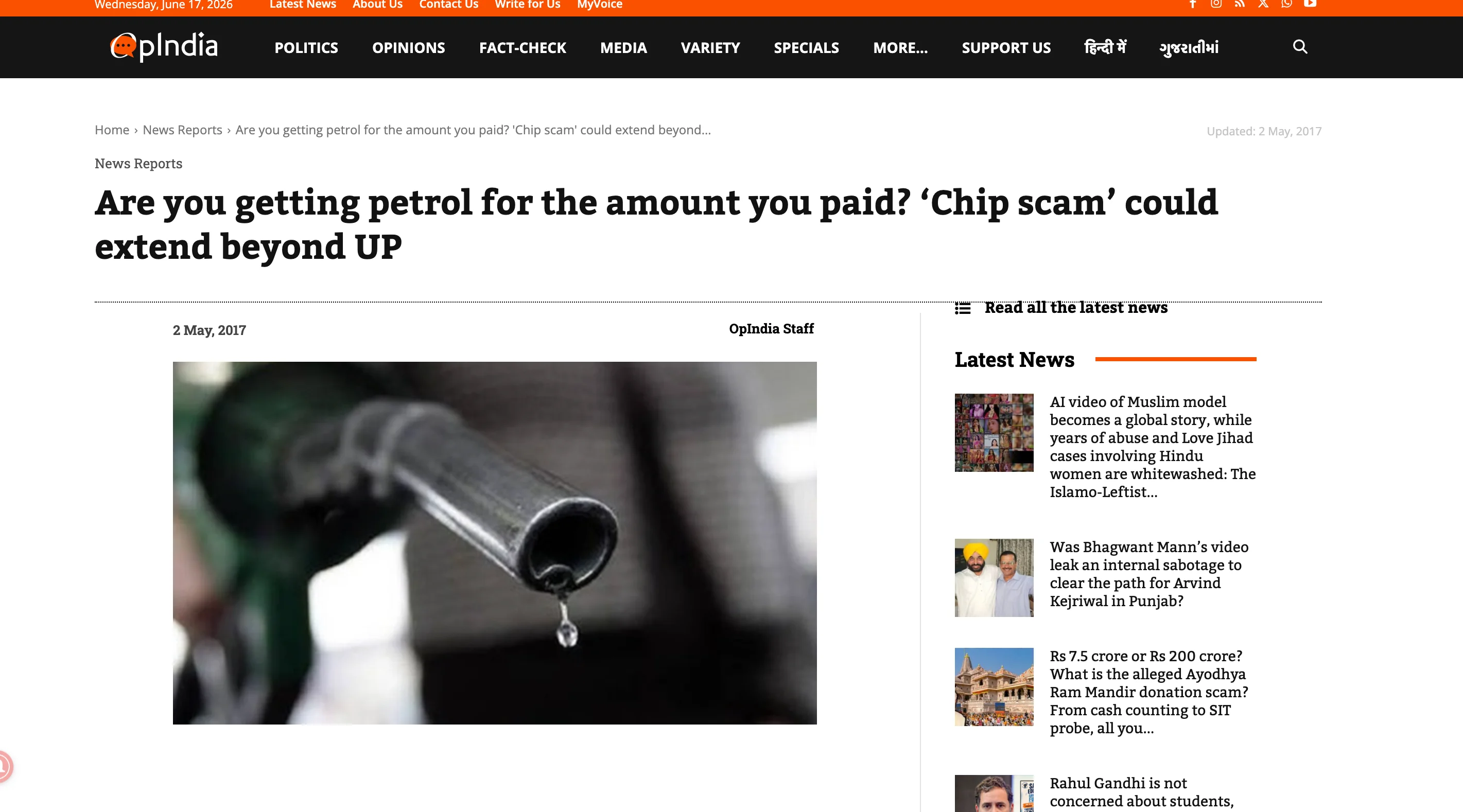 Adulterated diesel penalty