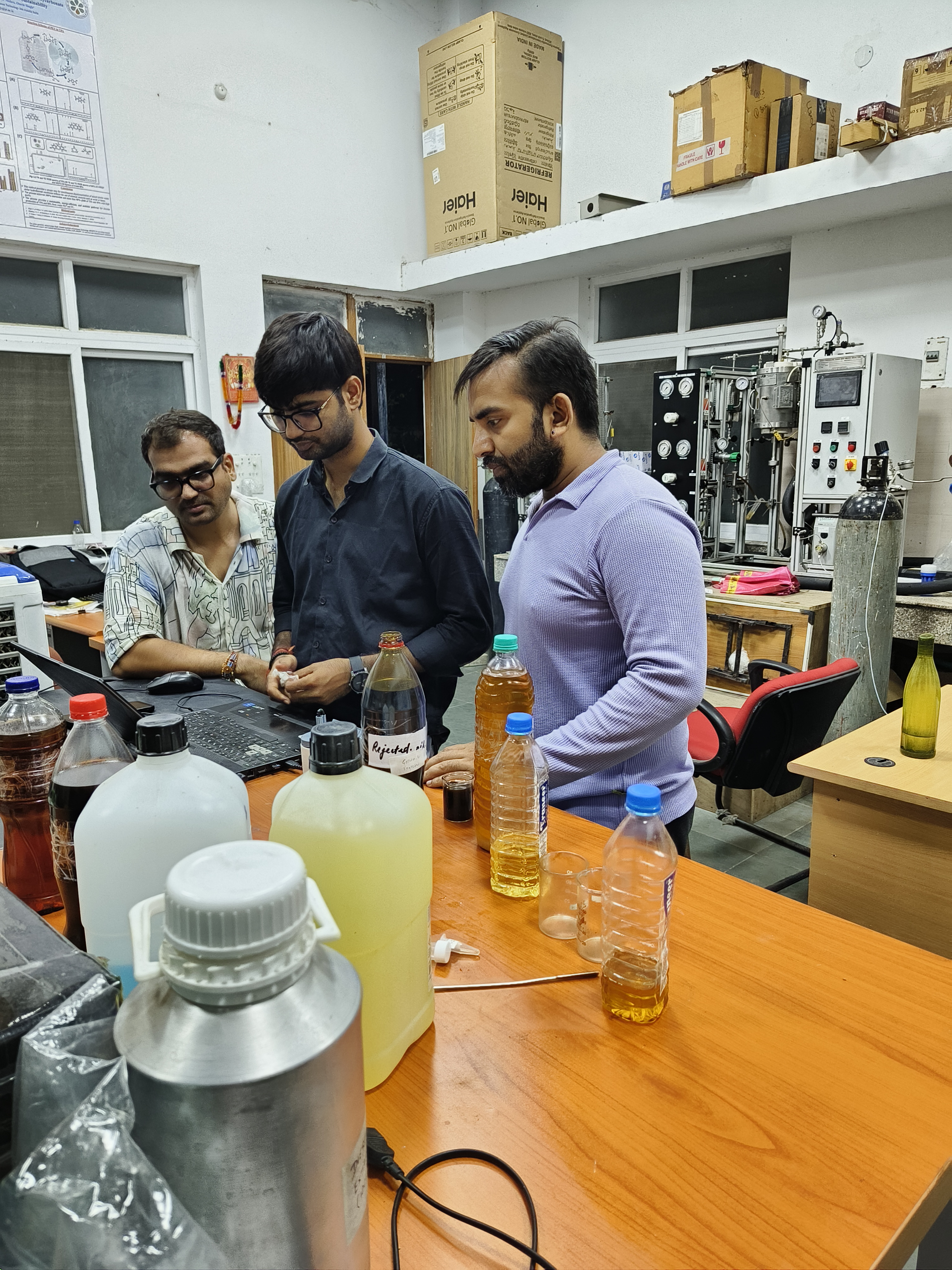MiloPure team reviewing lab results